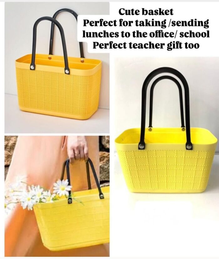 Cute little yellow baskets