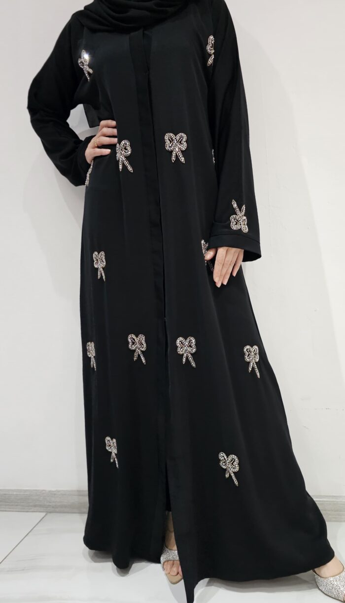 New Bow Bling Abaya - Image 3