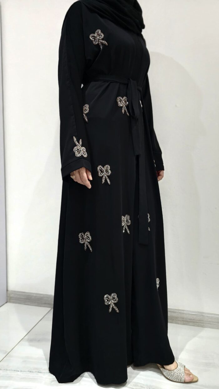 New Bow Bling Abaya - Image 2