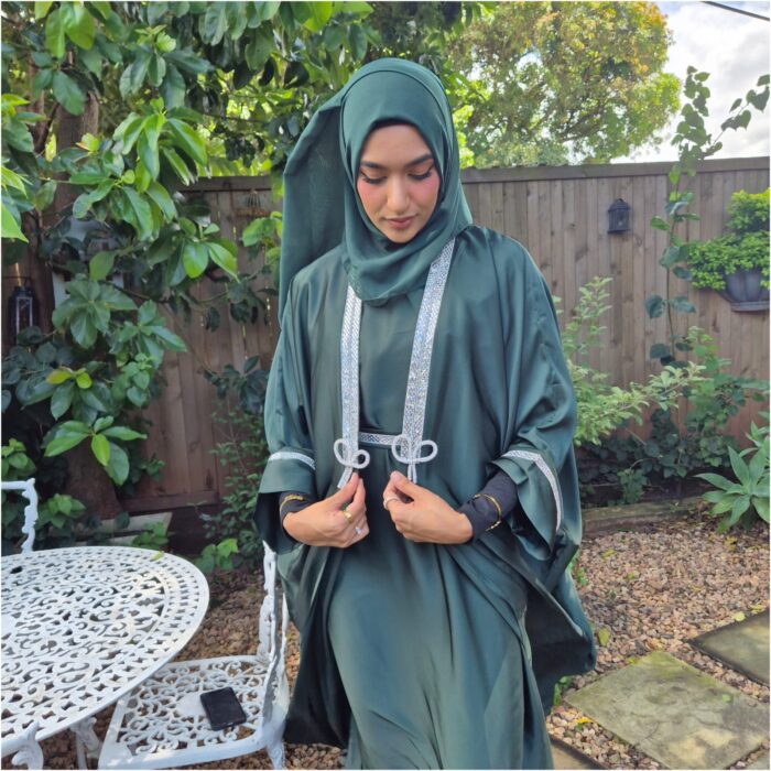 New Armani Satin Abayas 2025 collection - Image 2