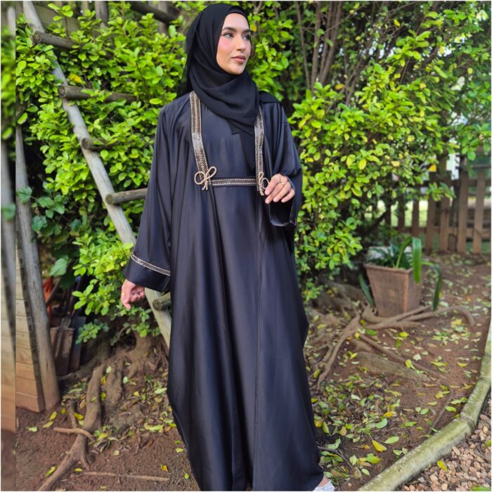 New Armani Satin Abayas 2025 collection - Image 6