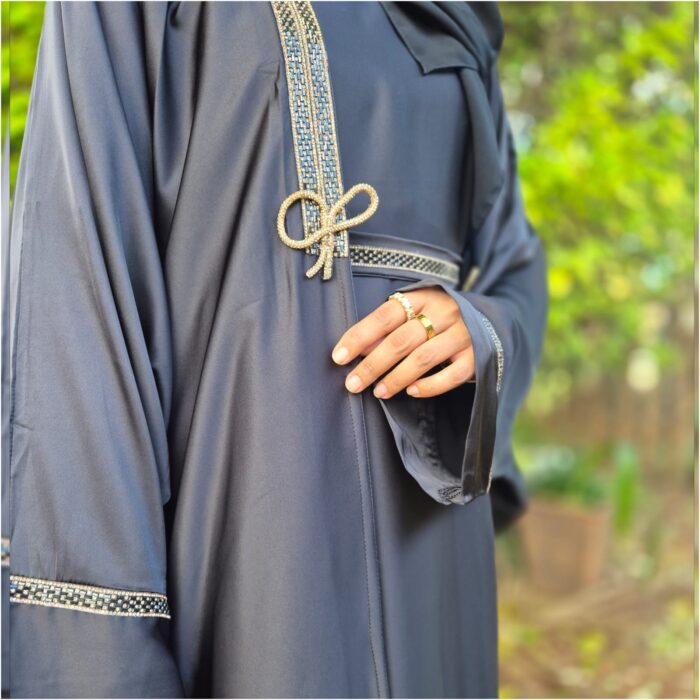 New Armani Satin Abayas 2025 collection - Image 3