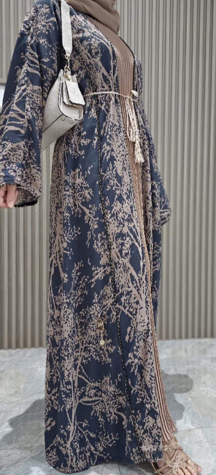 Eid Collection : 2 piece abaya with pleated inner