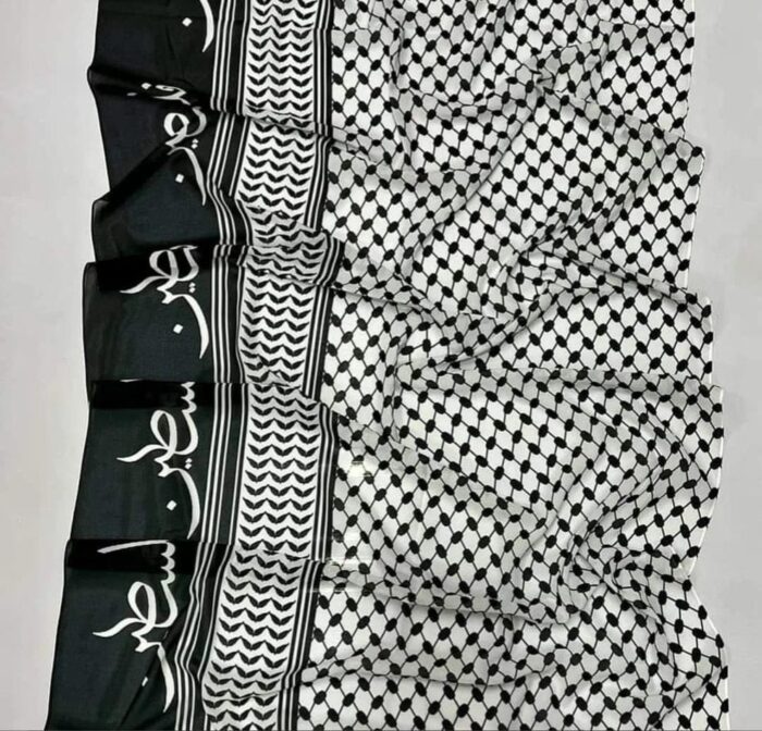 Palestine Keffiya Chiffon Scarf