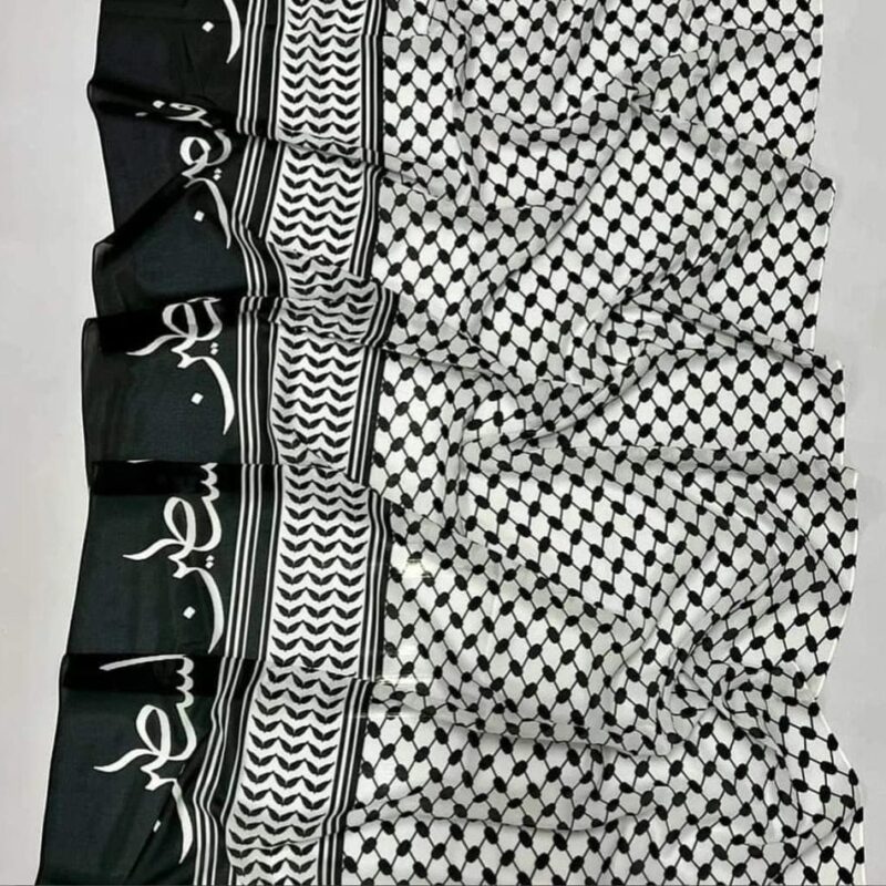 Palestine Keffiya Chiffon Scarf