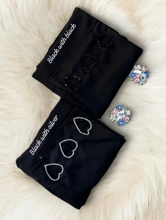 Bling Hearts Abaya - Image 2