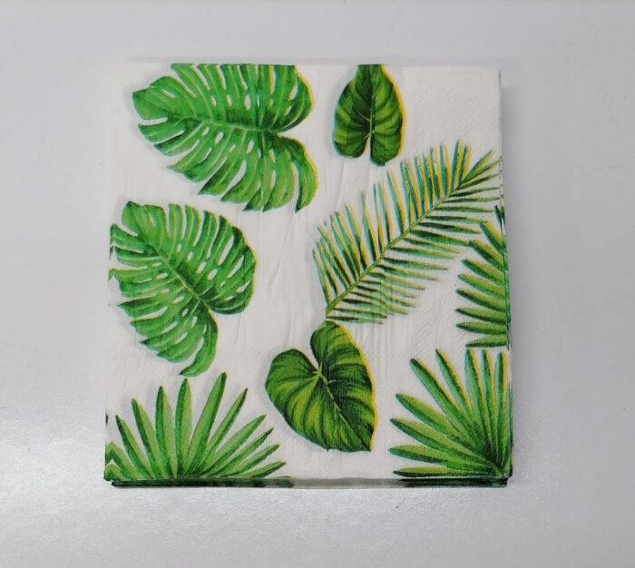 Tropical Leaf Design Serviettes