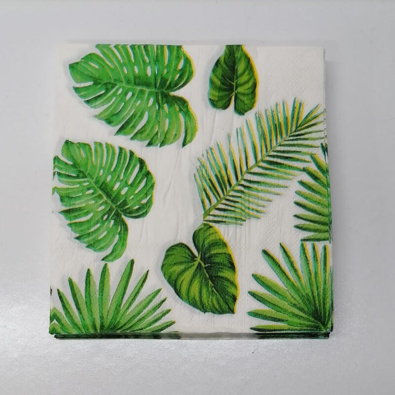 Tropical Leaf Design Serviettes
