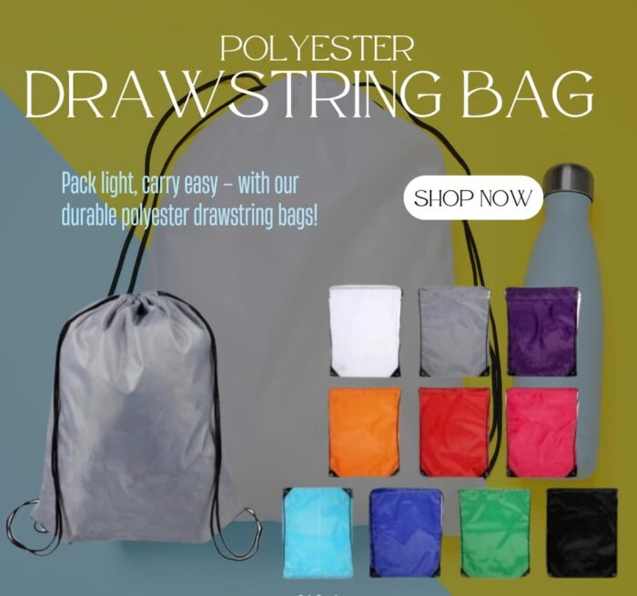 Drawstring Bags - Random colour chosen