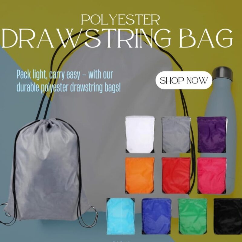 Drawstring Bags - Random colour chosen