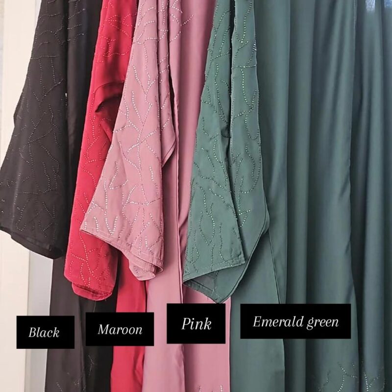Nida Exclusive Stonework Exclusive Abaya