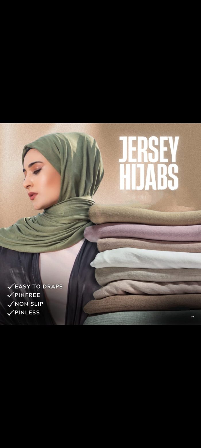 Pin free Jersey hijabs