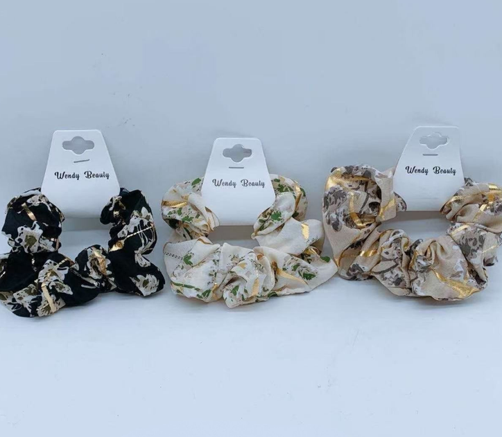 3 tone scrunchies