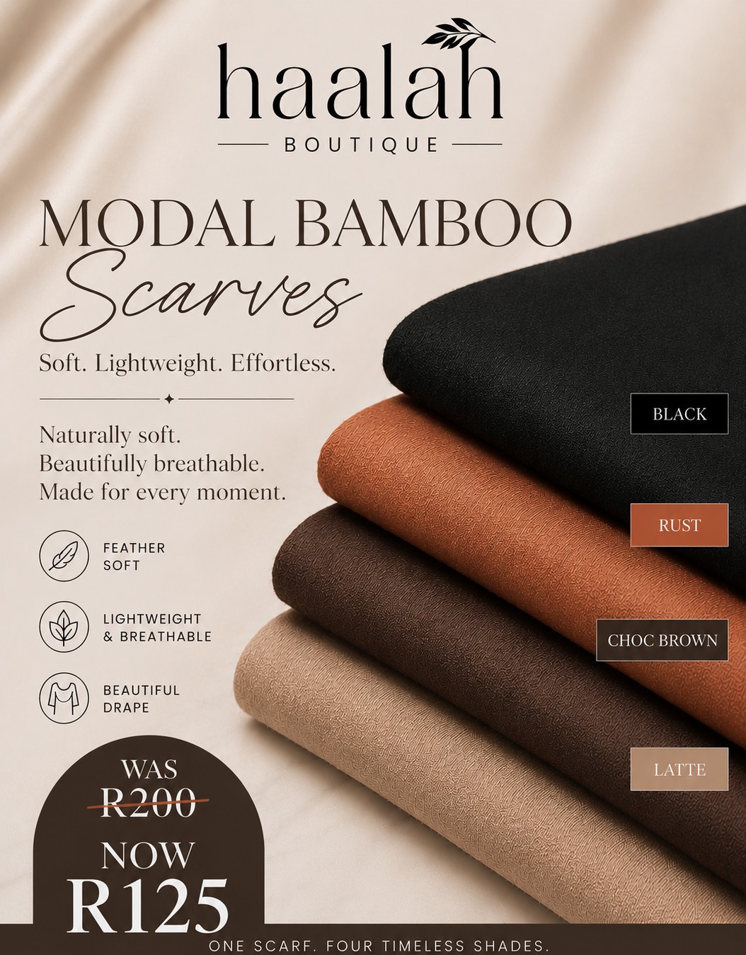 Modal Bamboo Scarves