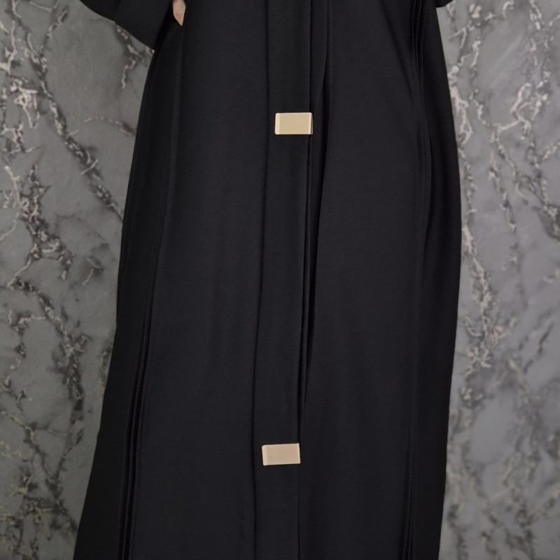 Rose Gold Buckle Style Abaya